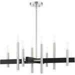 Livex Lighting 49348-91 Denmark Collection 8-LIGHT Chandelier With Exposed Bu.... Fixed Price $616.79.