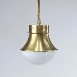 Visual Comfort Precision Small Pendant In Brass KW5221AB-WG, Preowned. Fixed Price $745.00.