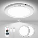 Wowatt 2PCS Battery Operated Ceiling Lights Rechargeable Motion Sensor Ind. Fixed Price $71.51.