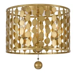 Crystorama 544-GA Layla 15" 3-LIGHT Flush Mount In Antique Gold. Fixed Price $548.00.