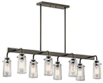 Kichler 43457OZ Braelyn 8-LIGHT Chandelier Linearin Olde Bronze. Fixed Price $929.99.