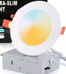 12 5" 5CCT 10W Led Ultra Slim Light + Junction Box 2700K-5000K Selectable. Fixed Price $78.00.