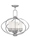 Livex Lighting 4724 Nickel Westfield Up 1 Tier Chandelier With 4-LIGHTS. Fixed Price $579.96.