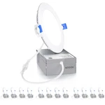 Ensenior 12 Pack 4 Led Recessed Ceiling Inch, 6000K - Clear White. Fixed Price $107.99.