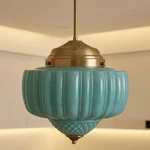 Milk Glass Pendant Light Vintage Brass Gold Schoolhouse Ceiling Fixture Wi. Fixed Price $249.99.