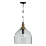 Capital Lighting Pendant, Grey Wash/pewter, Rippled Glass 336011YP-485. Fixed Price $318.40.