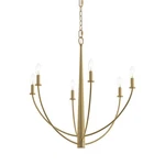 Progress Lighting P400459 Jheni 6 28"W Taper Candle Style - Gold. Fixed Price $289.97.
