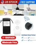 Universal Ceiling Fan Lamp Light Remote Control Receiver Kit Timing Wireless 15M. Fixed Price $584.99.