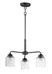Maxim Acadia 3-LIGHT Transitional Chandelier In Black. Fixed Price $174.00.