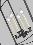 Generation Lighting F3322/4SMS 16IN Chandelier Ceiling Smith Steel #1. Fixed Price $235.00.