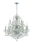 Crystorama Lighting Group 3228-CL-MWP Imperial 12 30"W Chrome. Fixed Price $1198.00.