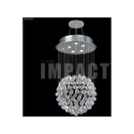 James R. Moder 40421S22 - Crystal Rain 5 Light 18 Inch Silver Chandelier. Fixed Price $299.00.