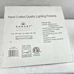 Sunset Lighting 12IN 20W 4000K Led Round Ceiling White F9913-80-1-4K. Fixed Price $20.00.
