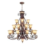 Livex Lighting Villa Verona Chandelier Bronze With Aged Gold Leaf. Fixed Price $6446.99.