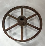 Antique Primitive Wooden Wagon Wheel Spoke Rustic Farmhouse Decor 6.5. Fixed Price $22.99.