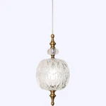Antique Delicate Decorative Pattern Glass Ceiling Pendant Lighting Adjustable Mi. Fixed Price $67.11.