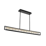 Allegri Capuccio 59" Led Island, Matte Black/chrome 036962-052-FR001. Fixed Price $2077.00.