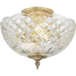 Crystorama 66-CT-OB Milton 2 Light 10 Inch Olde Brass Semi Flush Ceiling. Fixed Price $248.00.