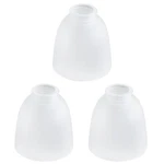 3-PACK Frosted Glass Shade Replacement For Ceiling Fan, Vanity, Sconce Light. Fixed Price $78.14.