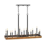 Hinkley Lighting 18 Wells Chandelier, Weathered Brass - 3868WA. Fixed Price $1699.15.