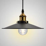 Vintage Black 10" Pendant Metal Shade Hanging Lighting Retro Ceiling Lamp. Fixed Price $22.04.