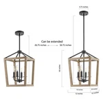 Safavieh Valdis 4LT 12 Inch Pendant, Reduced Price 2172795048 PND4096A. Fixed Price $92.00.