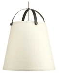Progress Lighting P500047-020 Galley 3-LIGHT Pendant Linen Shade Antique Bronze. Fixed Price $152.97.