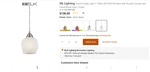 Elk 528-1WHT Satin Nickel And White Mosaic Glass Pendant Light. Fixed Price $55.00.