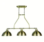 Jeremiah 35973-LB Timarron 11" 3-LIGHT Hammered Metal Island In Legacy Brass. Fixed Price $405.50.