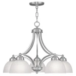 Livex Lighting Somerset Chandelier Brushed Nickel 4225-91. Fixed Price $443.96.