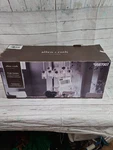 Allen + Roth Vallymede 8 Light Brushed Nickel Clear Glass Jar Pendant. Fixed Price $50.00.