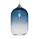 Besa Lighting Cord Pendant, Nickelblue 1JT-OMEGA12ST-SN. Fixed Price $441.00.
