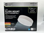 Commercial Electric Flexinstall Cove 10" White Led Recessed Ceiling Light. Fixed Price $34.19.