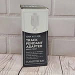 Hampton Bay Track Light Pendant Adapter White Finish 150 Watt. Fixed Price $13.22.