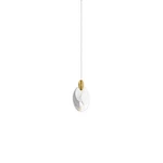 ET2 E11071-122 Pebble 2"W Led Suspension Mini Pendant Black / Polished Gold. Fixed Price $147.20.