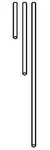 Kichler 2999 12" Extension Stem - 1/2" Diameter. Fixed Price $30.97.