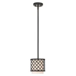 Livex Lighting - Arabesque 1 Mini Pendant Glam Style 7 Inches Wide. Fixed Price $99.00.