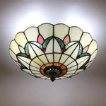 12 Inch Vintage Chandeliers Light Tiffany Style Ceiling Fixture Stained.... Fixed Price $80.36.