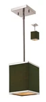 Z-lite Rego Chocolate/brushed Nickel Convertible Pendant/semi Flush. Fixed Price $47.99.