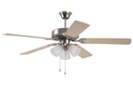 Litex Industries 52" Tri-mount Satin Nickel Led Ceiling Fan With 3 Lights -.... Fixed Price $160.96.