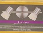 Canarm 2-LIGHT Hudson Ceiling / Wall Track Brushed Nickel A15 IT517A02BN. Fixed Price $19.00.
