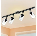 Vinluz 4 Rotatable Track Lighting Kit, Semi Flush Mount Ceiling.... Fixed Price $75.00.