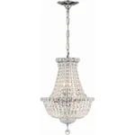 Crystorama ROS-A1006-CH-CL-MWP Roslyn Mini Chandelier Polished Chrome. Fixed Price $498.00.