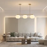 Kco Lighting 3 Linear Pendant Milk Glass Flush Mount Ceiling. Fixed Price $115.00.