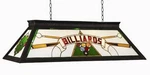Ram Pool Table Lights Billiards Lighting Kd Green Three 4 Bulbs Stained Glass. Fixed Price $762.00.