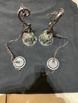 Vintage Quoizel TFFR1507VA Tiffany Style Stained Glass Lights X2 Beautiful. Fixed Price $68.00.