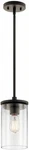 Crosby 10.75" Kitchen Mini Pendant Olde Bronze , 1-LIGHT Contemporary. Fixed Price $167.99.