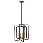Hinkley Lighting Quentin Chandelier Foyer, Buckeye Bronze - 4814KZ. Fixed Price $184.99.