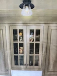 New Sylvania Antique Matte Black Lincoln Led Barn Lantern Light Fixture. Fixed Price $15.99.