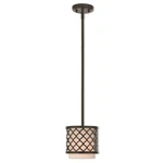 Livex Lighting Aresque Mini Pendant English Bronze 41118-92. Fixed Price $179.96.